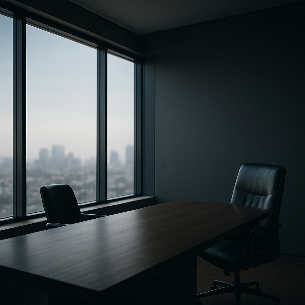 Modern, professional office symbolizing Vistuna Group's strategy and vision